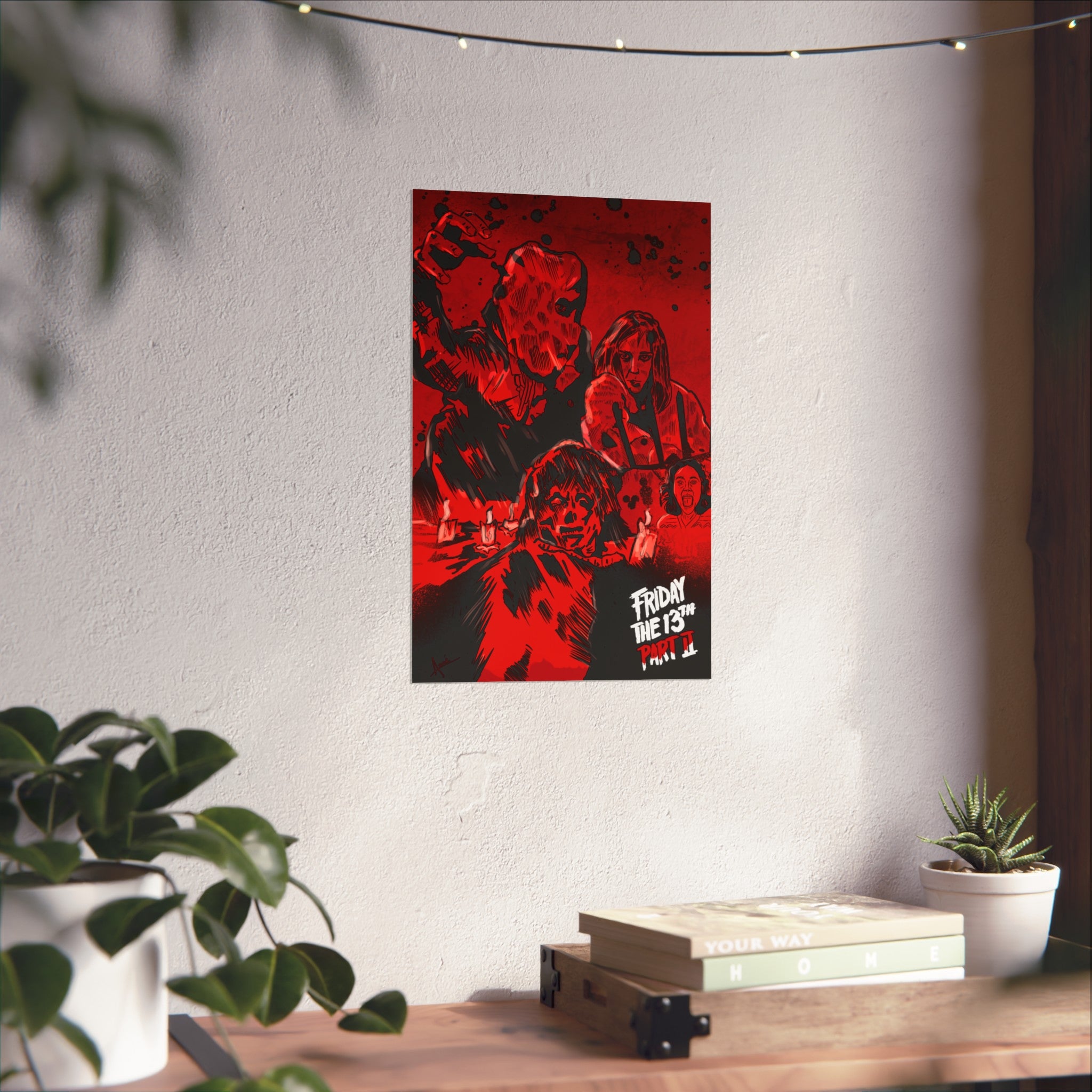 Horror Movie Poster — 'Friday the 13th' Fine Art Print