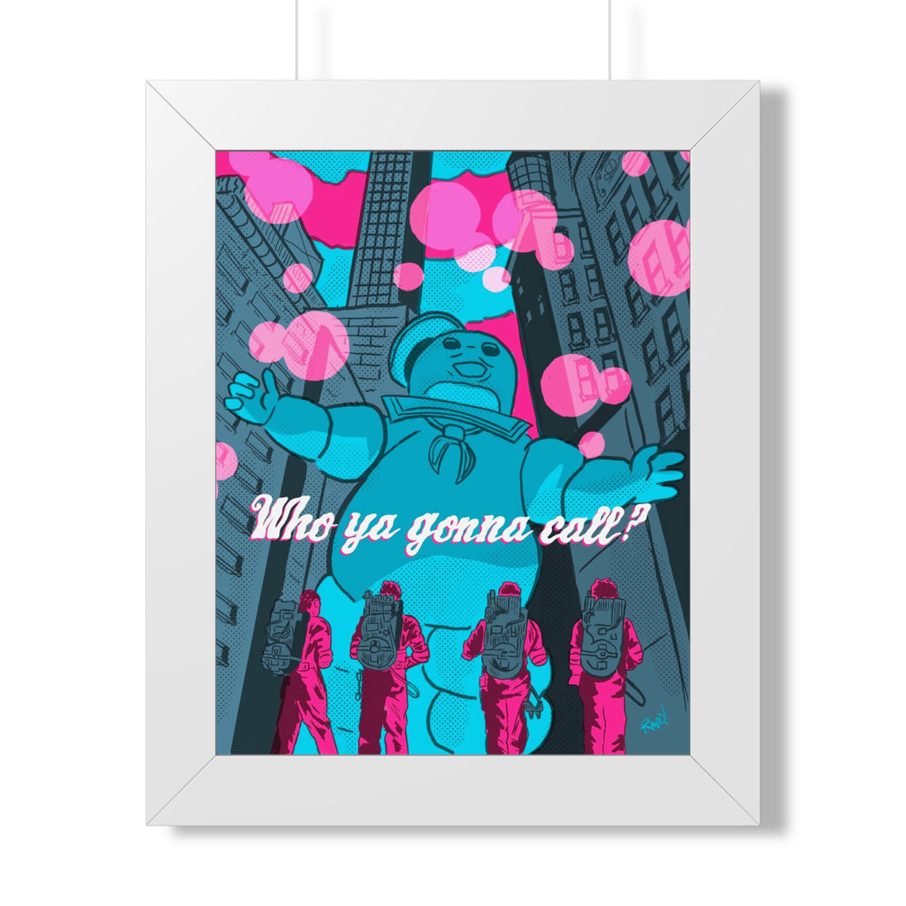Pop Art - Who Ya Gonna Call? - Framed Poster
