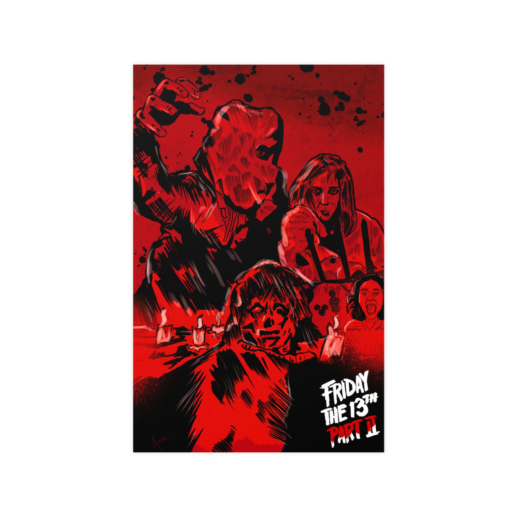 Horror Movie Poster — 'Friday the 13th Part II' Matte Poster