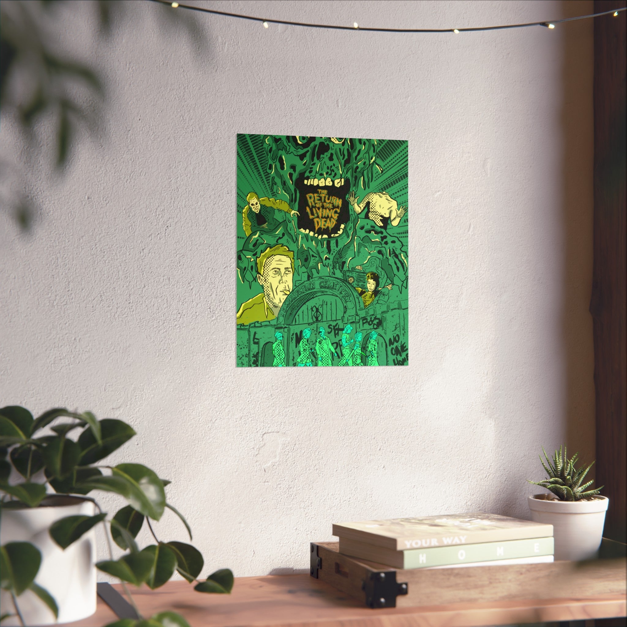 Return of the Living Dead Fine Art Poster — Retro Horror Movie Wall Art